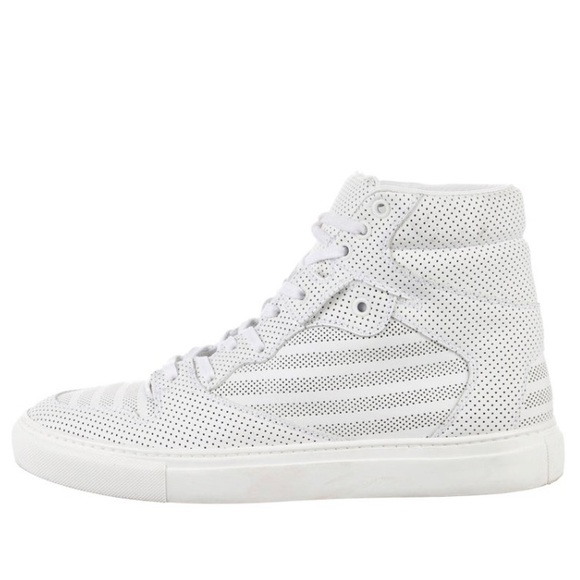 Balenciaga: perforated high top sneakers size 8 / 41 - Picture 2 of 6